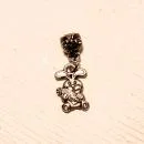 Kettenanhänger mini Hase - Ostern - kettenanhaenger hase modeschmuck versilbert mini ostern
