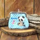 mini Knips Geldbeutel mit Panda Motiv