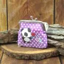 mini Knips Geldbeutel mit Panda Motiv