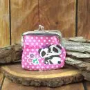 mini Knips Geldbeutel mit Panda Motiv