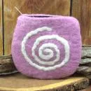 Mäppchen filz mit Spirale als Motiv