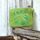 Mäppchen mini Filz mit Blumen Motiv