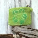 Mäppchen mini Filz mit Blumen Motiv