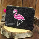 XL-Mäppchen schwarz mit Perlen bestickt
