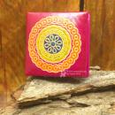 Mini-Geldbeutel - pink - Kunstleder - Mandala