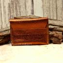 Kartenetui Visitenkartenetui Businesscard Holder Leder Kupfer Glänzend Handmade 10cm
